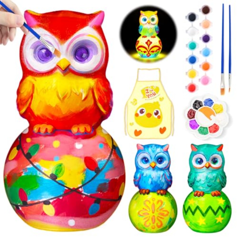 Art Craft Kit - طقم رسم على المصابيح، فنون وحرف