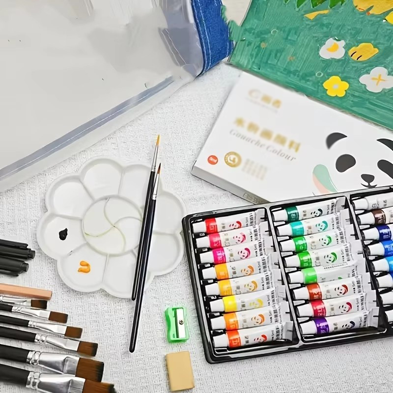 Gouache Paint Set - مجموعة ألوان الغواش - درجة الفنانين،