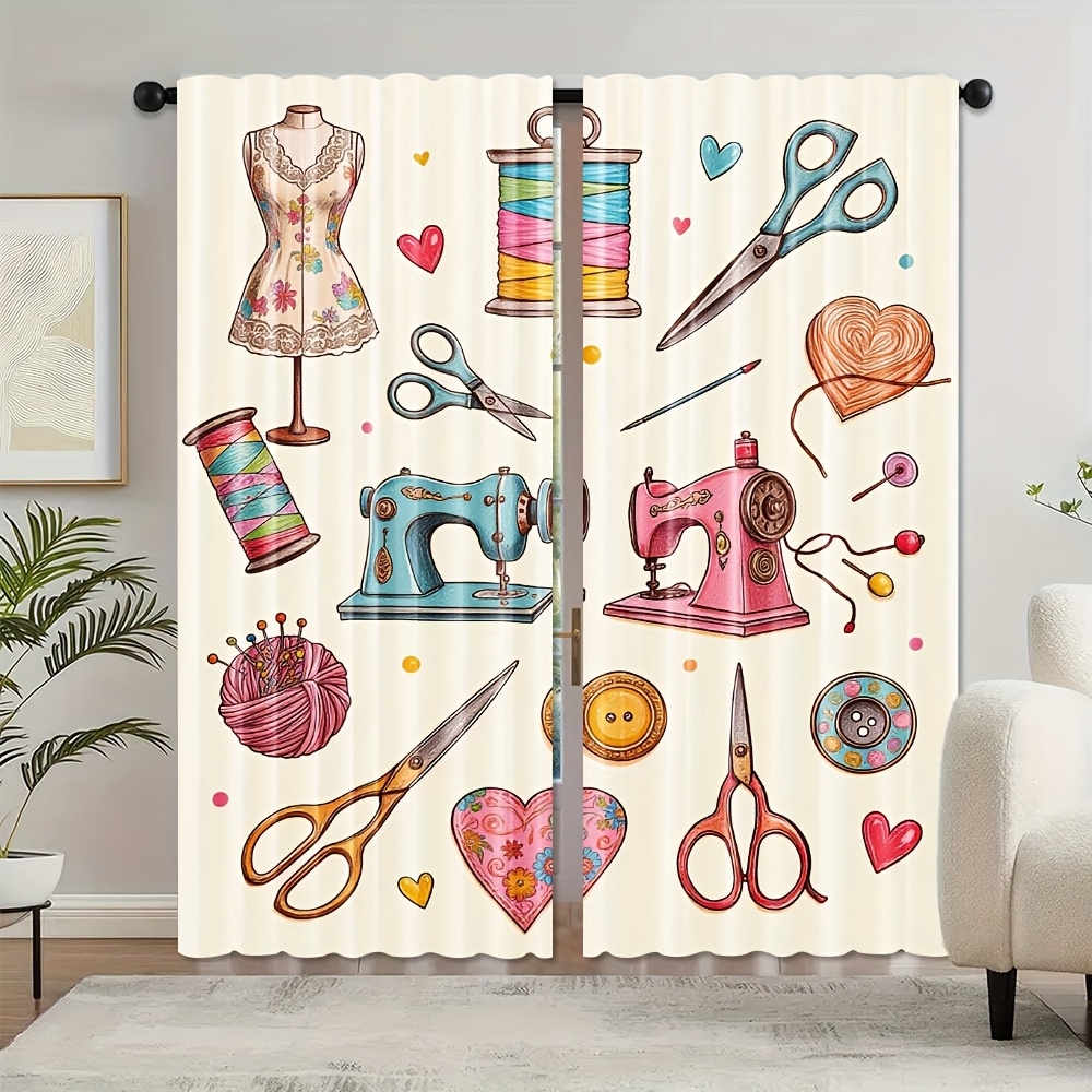 Art And Craft For Nursery - غرفة الحرف اليدوية والخياطة، قماش الستائر،