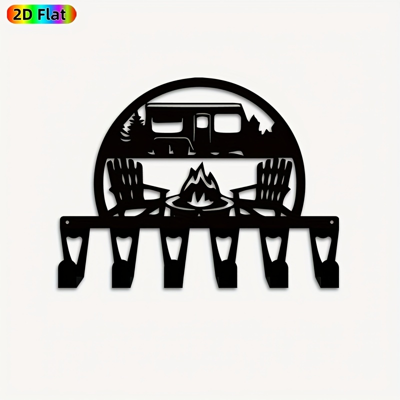 Art Craft Bar - حامل مفاتيح معدني بتصميم كلاسيكي من