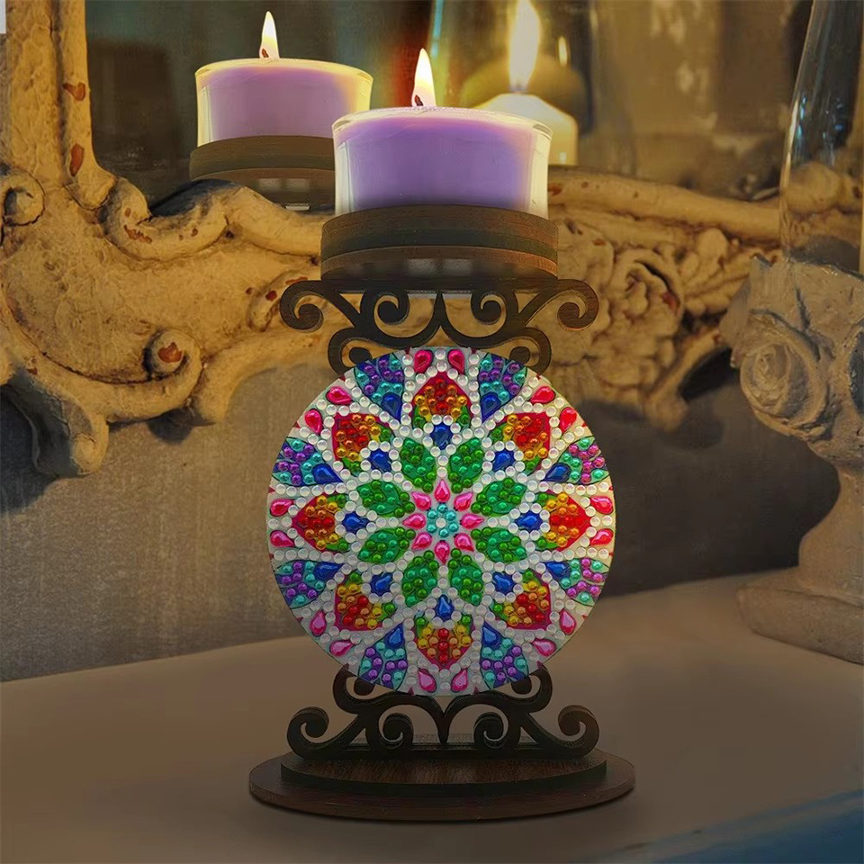 حامل شموع على شكل زهرة، هدية ع - مراجعة Art Craft Kit وسعره