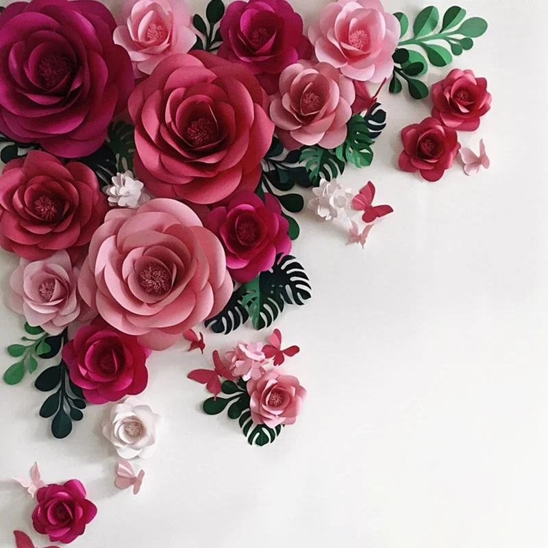 DIY الاصطناعي الكبير ورقة زهور - مراجعة Art And Craft For Nursery وسعره