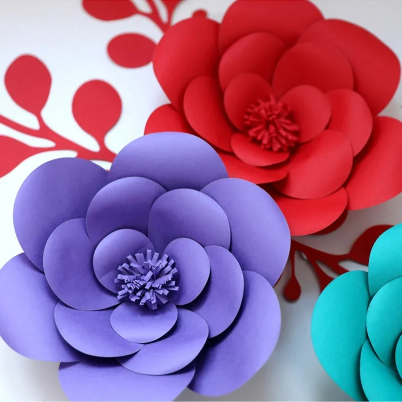 DIY الاصطناعي الكبير ورقة زهور - مراجعة Art And Craft For Nursery وسعره