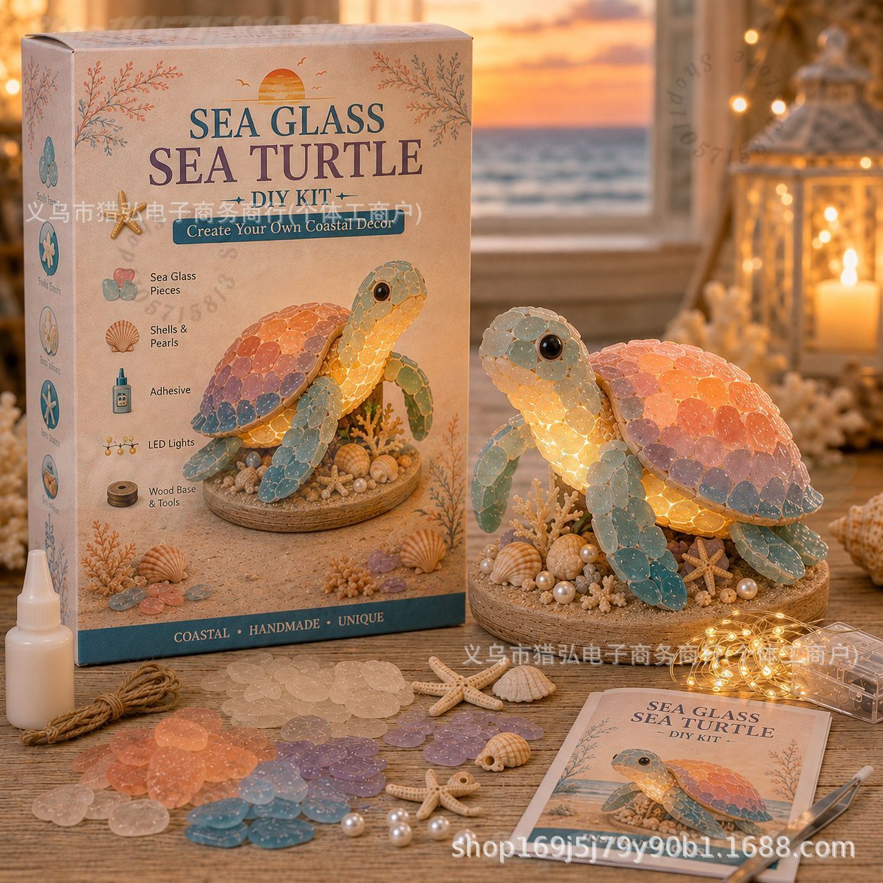 مجموعة أدوات صنع مصباح طاولة ب - مراجعة Art Craft Kit وسعره