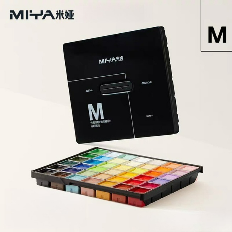 MIYA Gouache مجموعة هلام الطلا - مراجعة Gouache Paint Set وسعره
