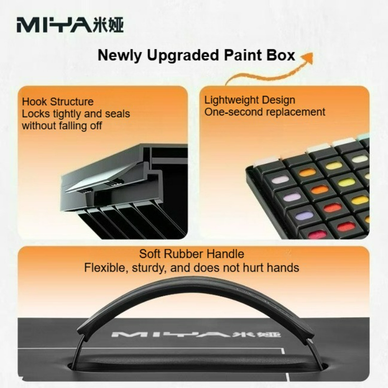 MIYA Gouache مجموعة هلام الطلا - مراجعة Gouache Paint Set وسعره