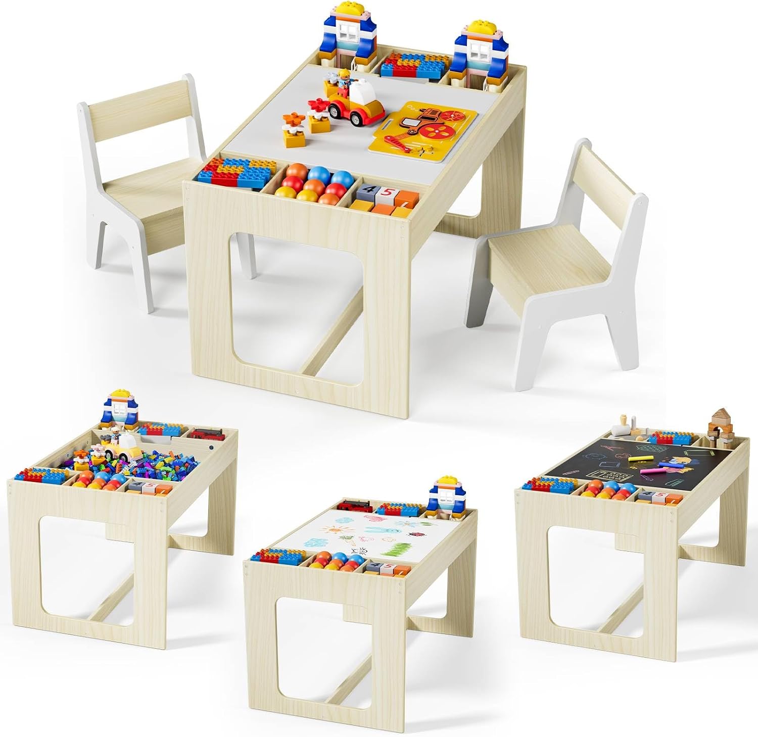 طاولة وكرسي فنون للأطفال 3 في  - مراجعة Art And Craft For Nursery وسعره