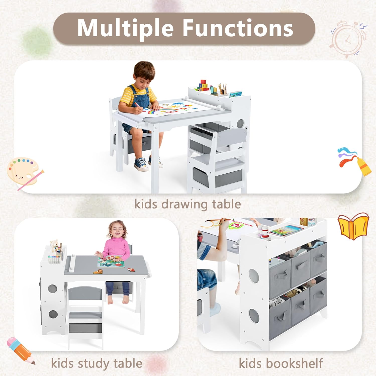 طاولة وكرسي فني للأطفال، طاولة - مراجعة Art And Craft For Nursery وسعره
