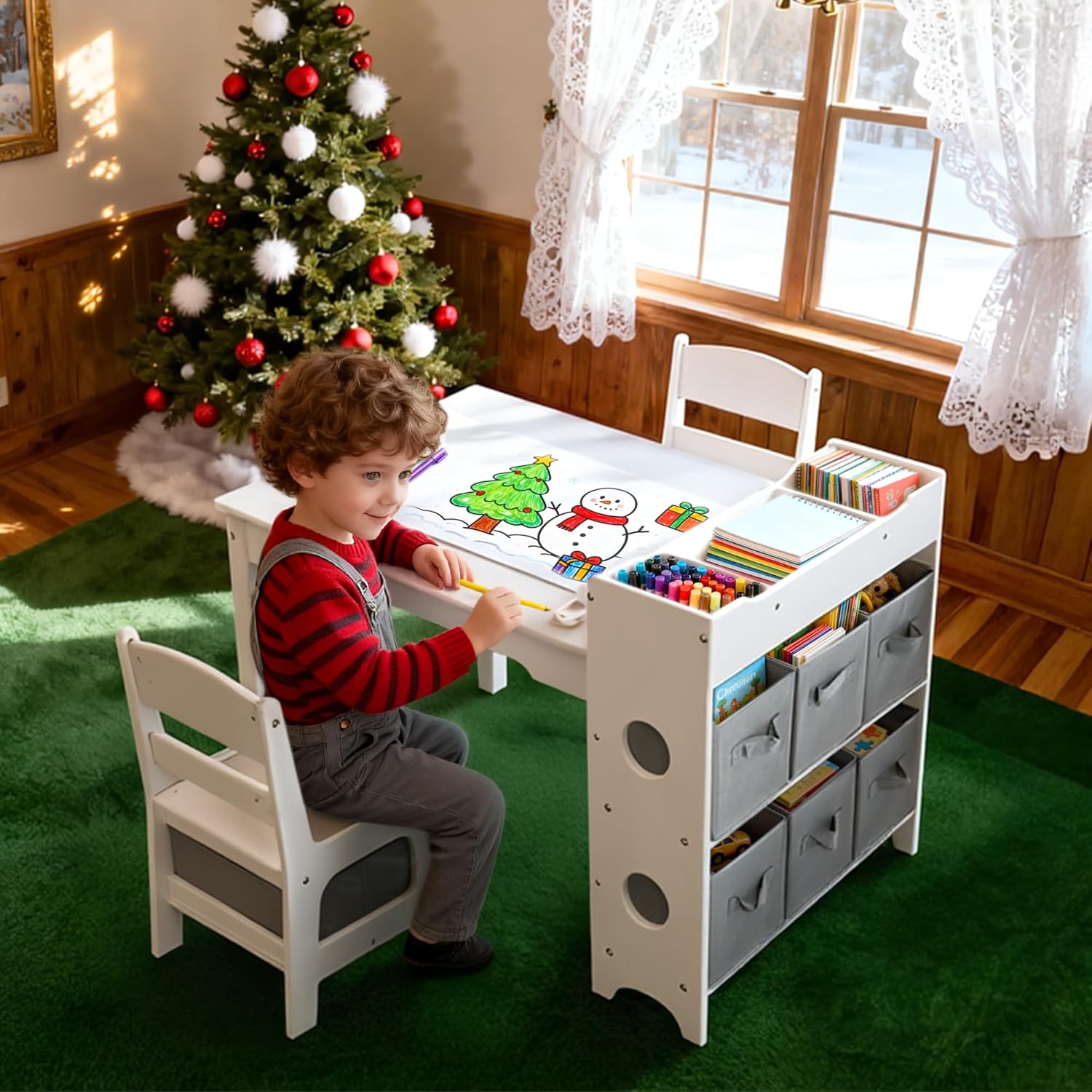 طاولة وكرسي فني للأطفال، طاولة - مراجعة Art And Craft For Nursery وسعره