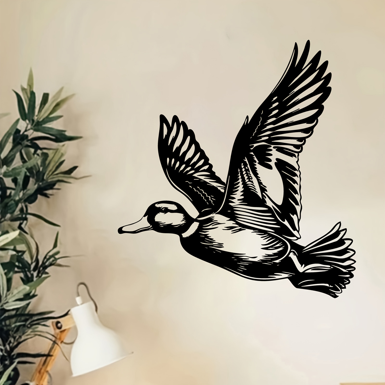 لوحة فنية معدنية على شكل بطة ط - مراجعة Art Craft Bar وسعره
