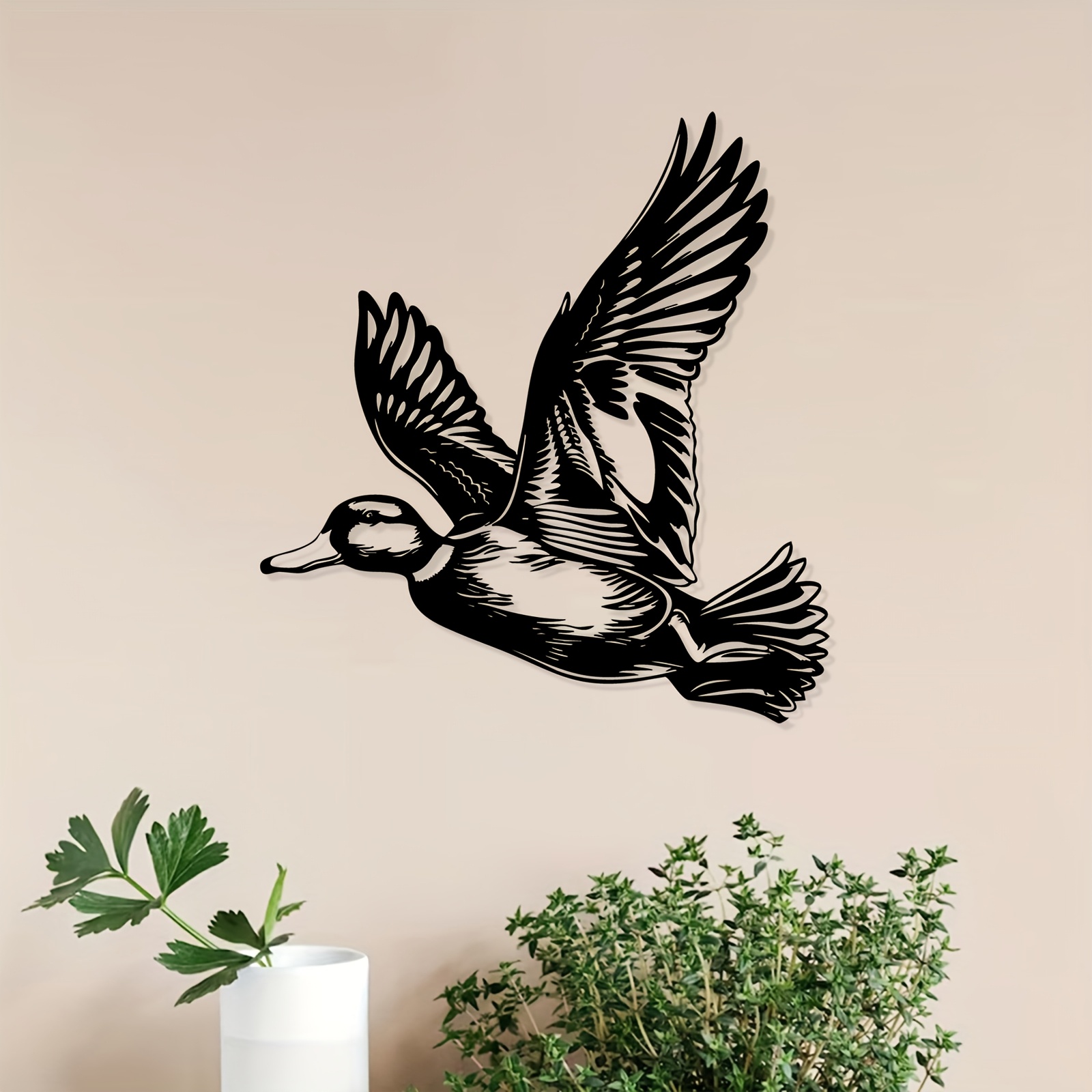 لوحة فنية معدنية على شكل بطة ط - مراجعة Art Craft Bar وسعره
