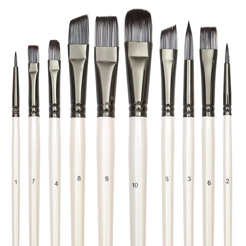 مجموعة فرش طلاء مكونة من 10 قط - مراجعة Gouache Paint Set وسعره