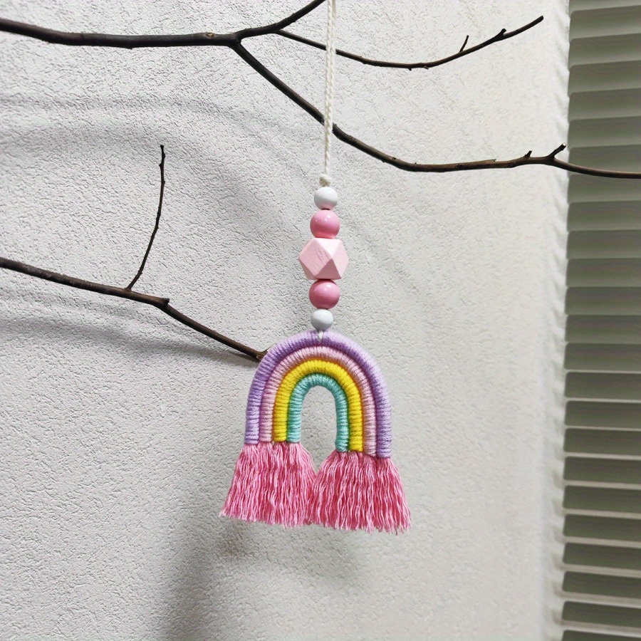 أجراس الرياح الملونة المنسوجة، - مراجعة Art And Craft For Nursery وسعره