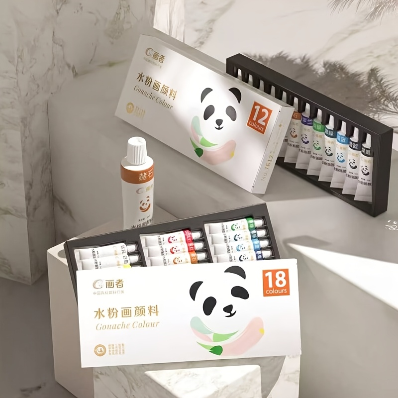 مجموعة ألوان الغواش - درجة الف - مراجعة Gouache Paint Set وسعره