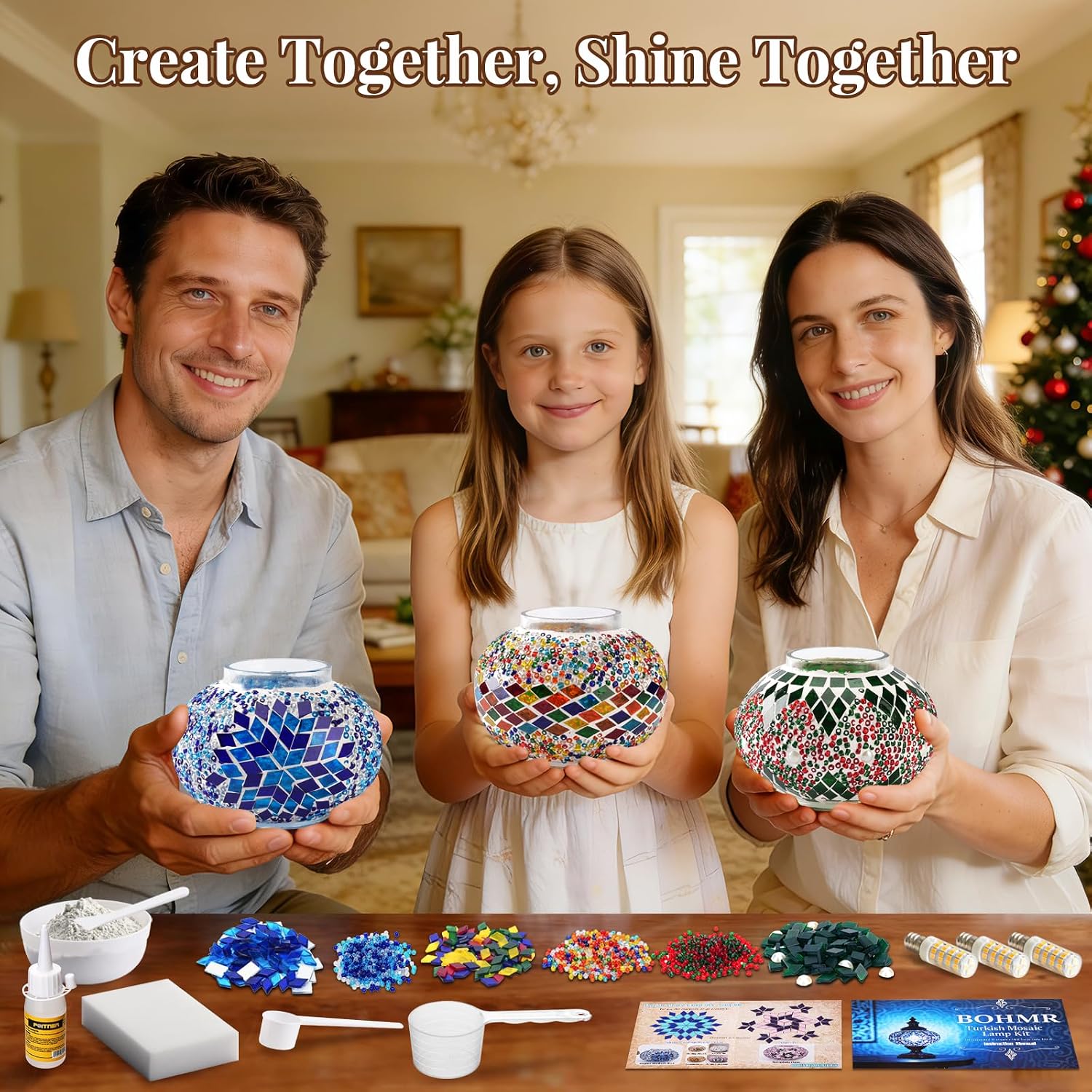 طقم صنع مصباح تركي فسيفسائي ثل - مراجعة Art Craft Kit وسعره