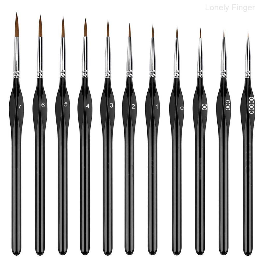 مجموعة فرش طلاء جاف مصغرة، 1/3 - مراجعة Gouache Paint Set وسعره