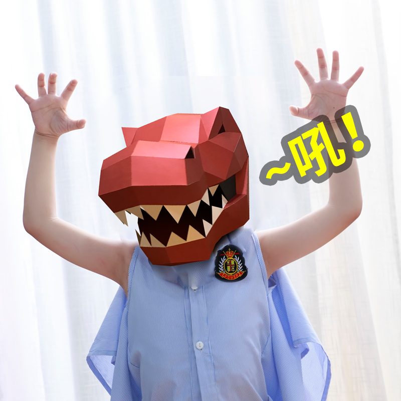 Tyrannosaurus ريكس الحيوان قنا - مراجعة Art Craft Cardboard وسعره