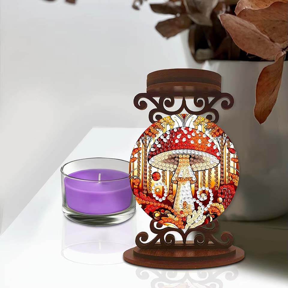 حامل شموع على شكل فطر، هدية لع - مراجعة Art Craft Kit وسعره