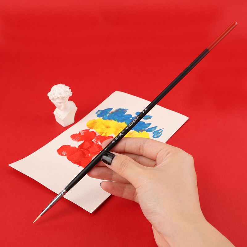 فرشاة ببطانة من النايلون، فرشا - مراجعة Gouache Paint Set وسعره