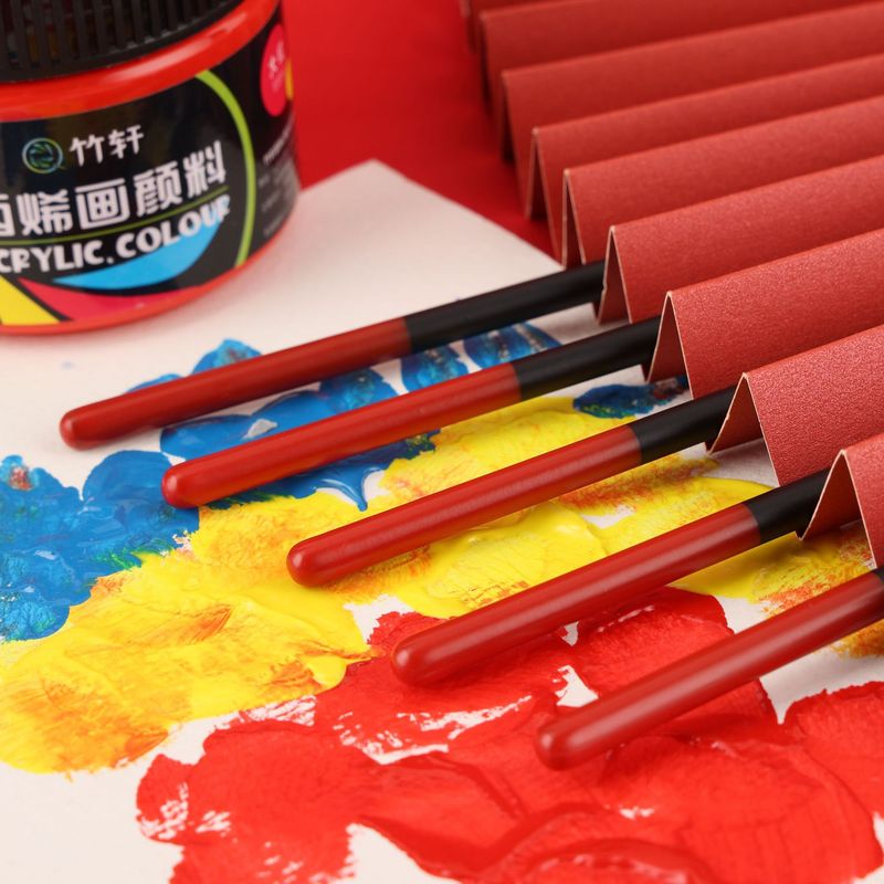 فرشاة ببطانة من النايلون، فرشا - مراجعة Gouache Paint Set وسعره