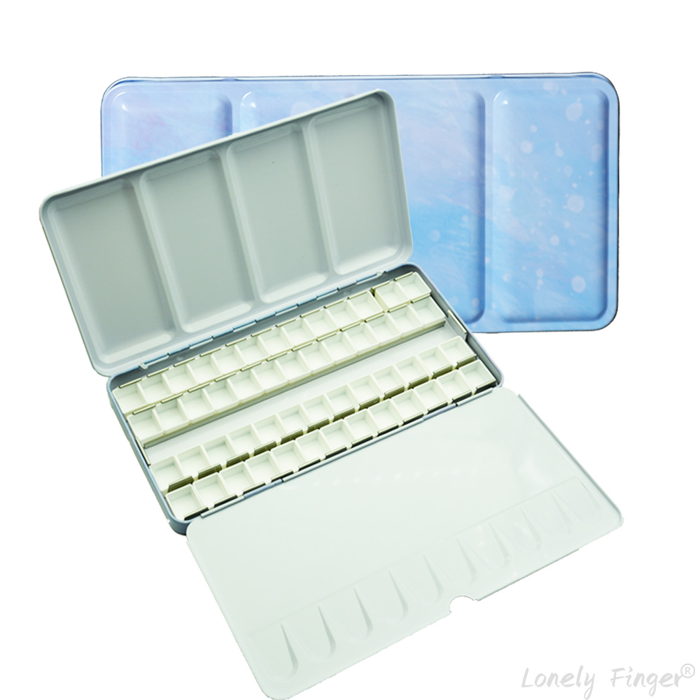 علبة ألوان مائية فارغة معدنية  - مراجعة Gouache Paint Set وسعره