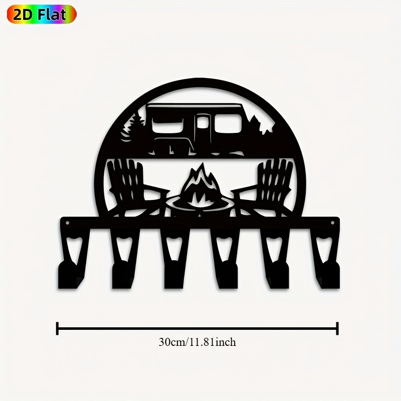 حامل مفاتيح معدني بتصميم كلاسي - مراجعة Art Craft Bar وسعره