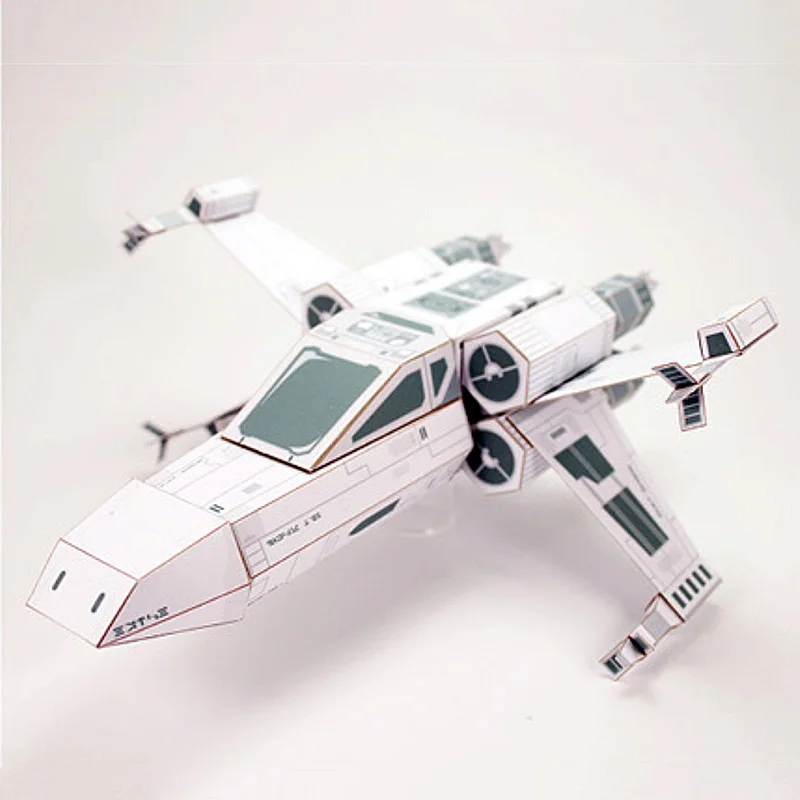 X-WING مقاتلة ورقة بيضاء نموذج - مراجعة Art Craft Cardboard وسعره