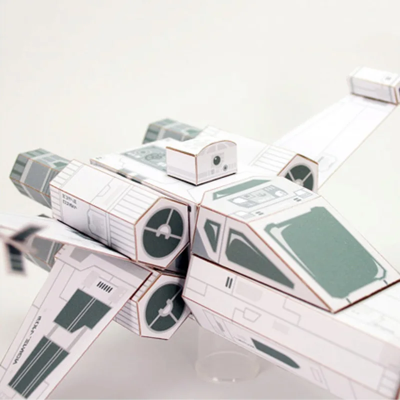 X-WING مقاتلة ورقة بيضاء نموذج - مراجعة Art Craft Cardboard وسعره